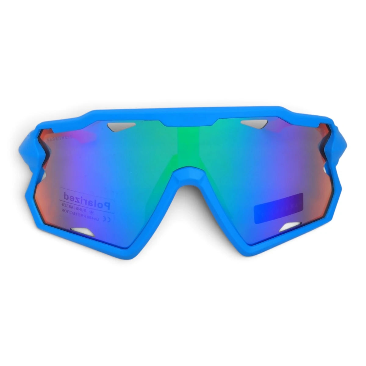 U&EYE Zigzag light blue kids angular shield sunglasses product image 1