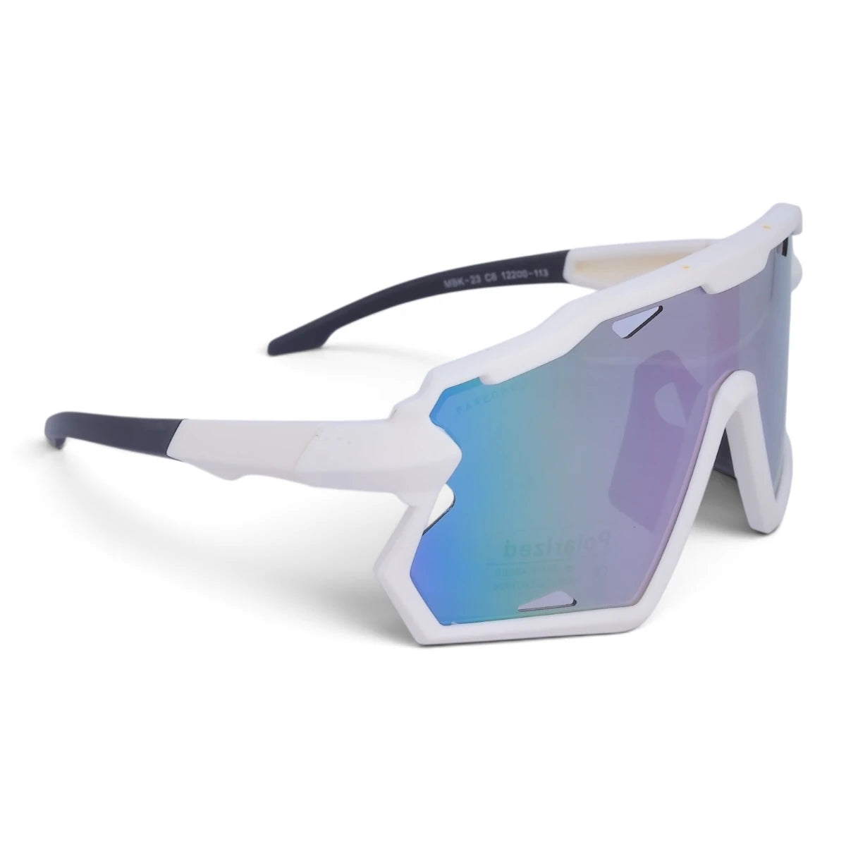 U&EYE Zigzag mauve kids angular shield sunglasses product image 2