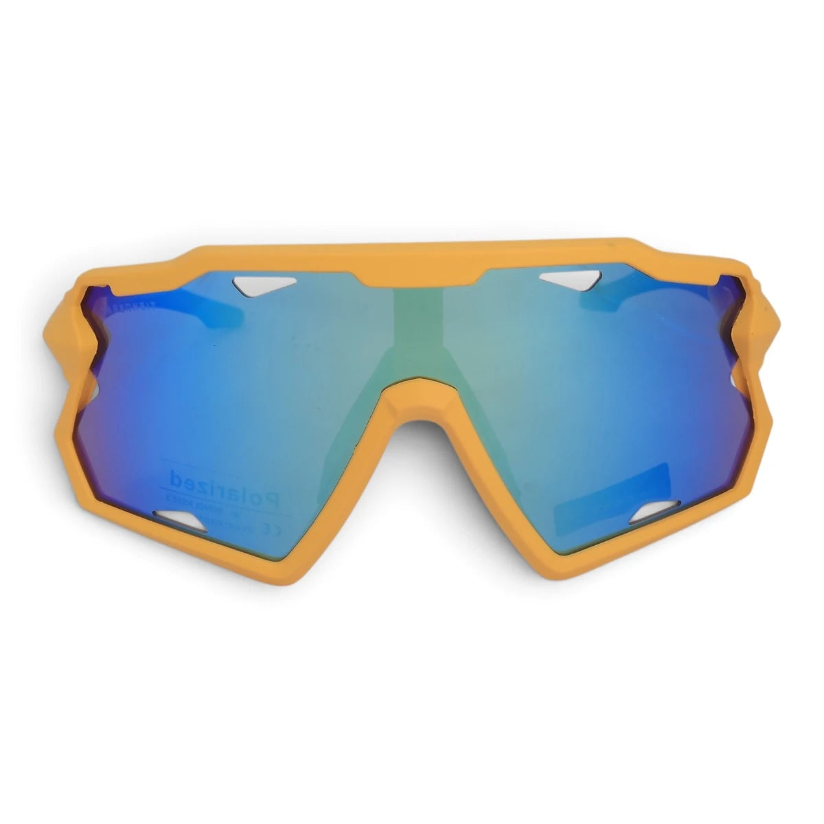 U&EYE Zigzag orange kids angular shield sunglasses product image 1